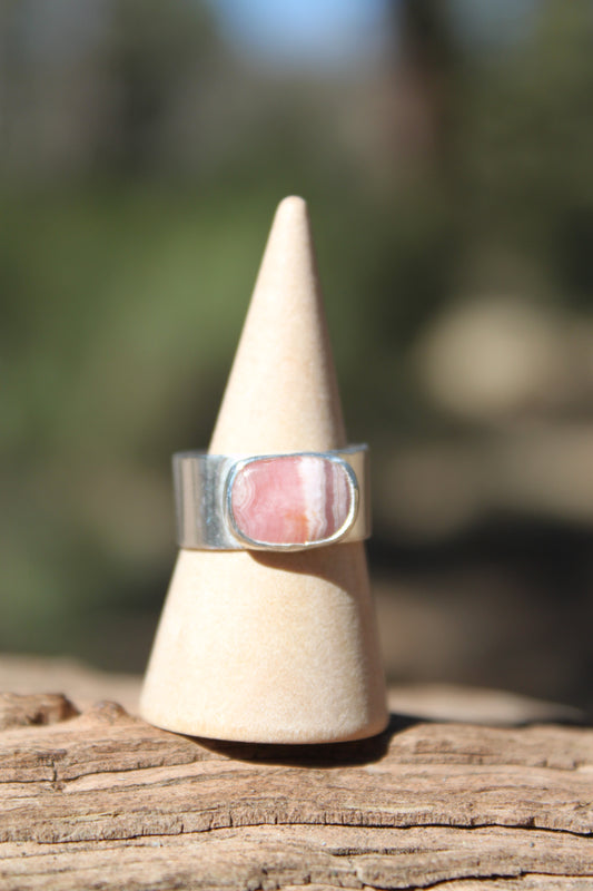 Rhodochrosite Ring