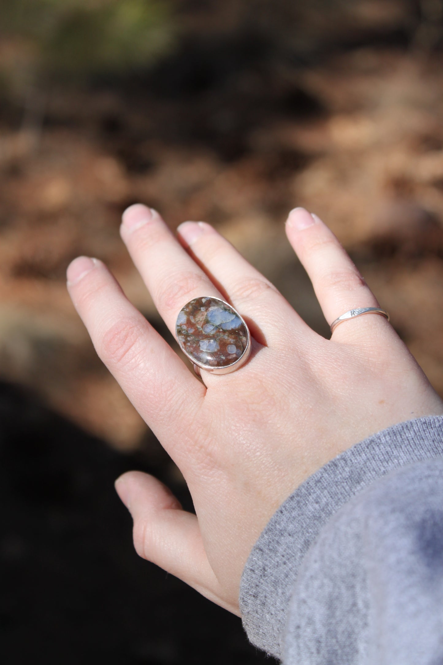 Chunky Llanite Ring