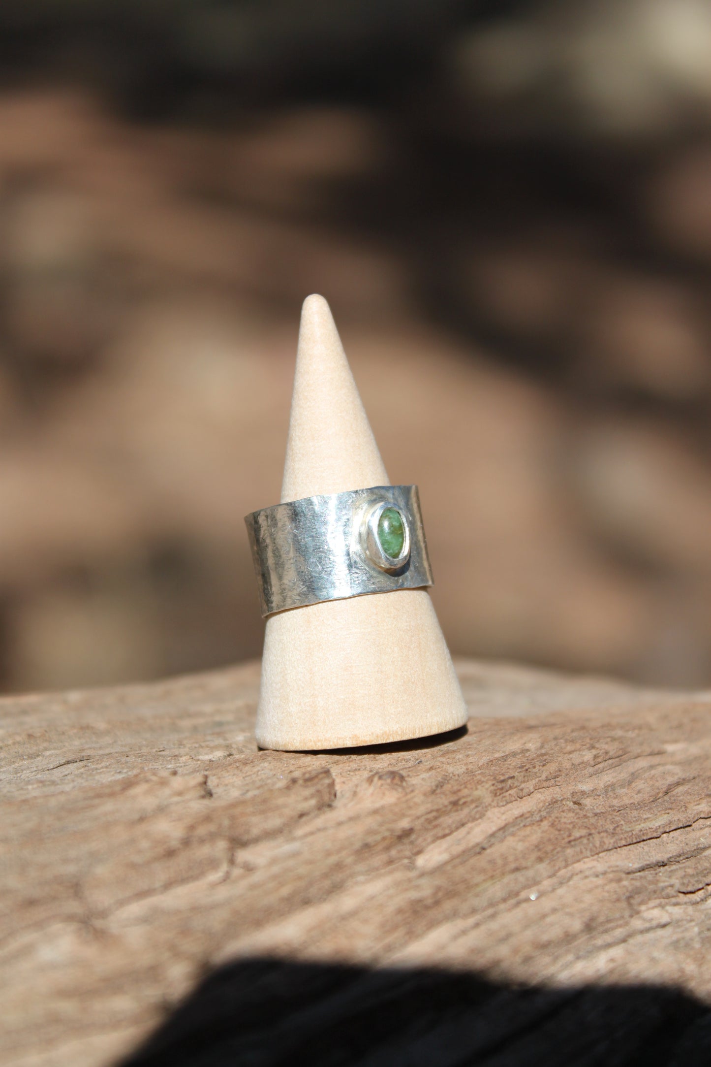 Chunky Wyoming Jade Ring