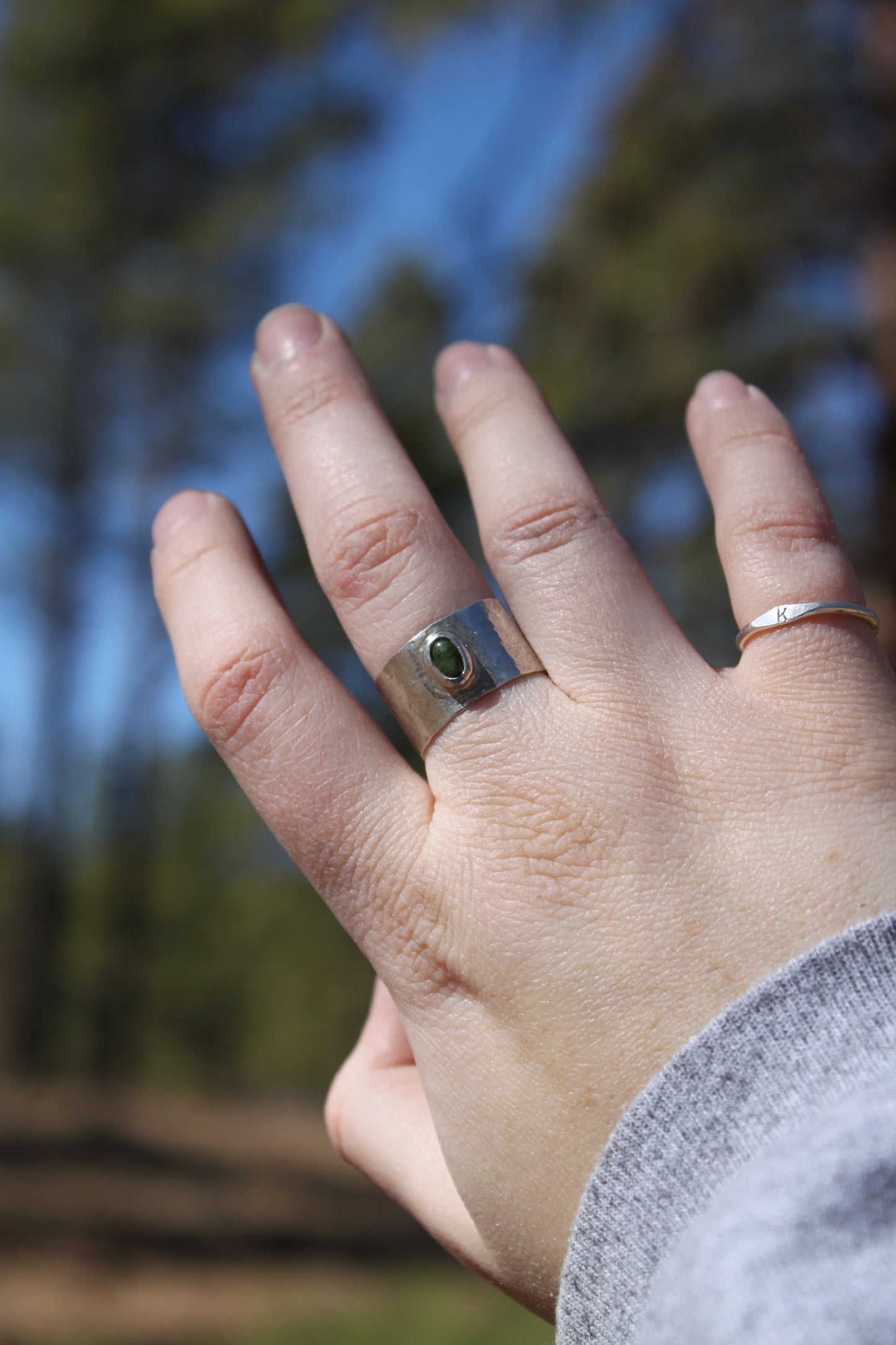 Chunky Wyoming Jade Ring