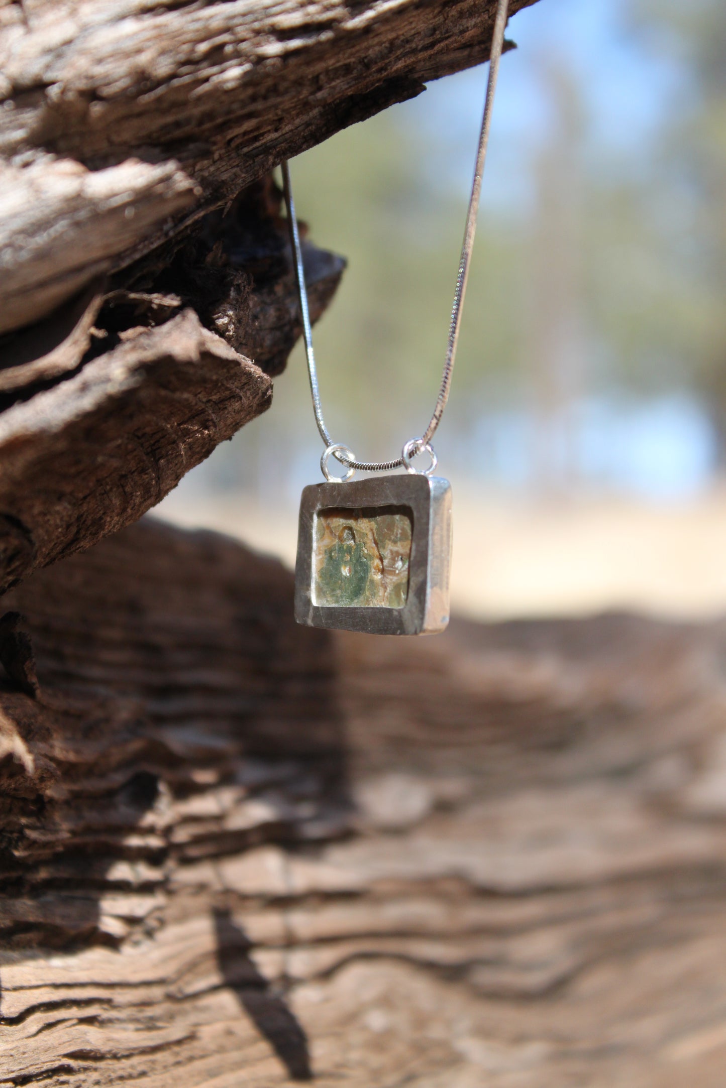 Rainforest Rhyolite Pendant