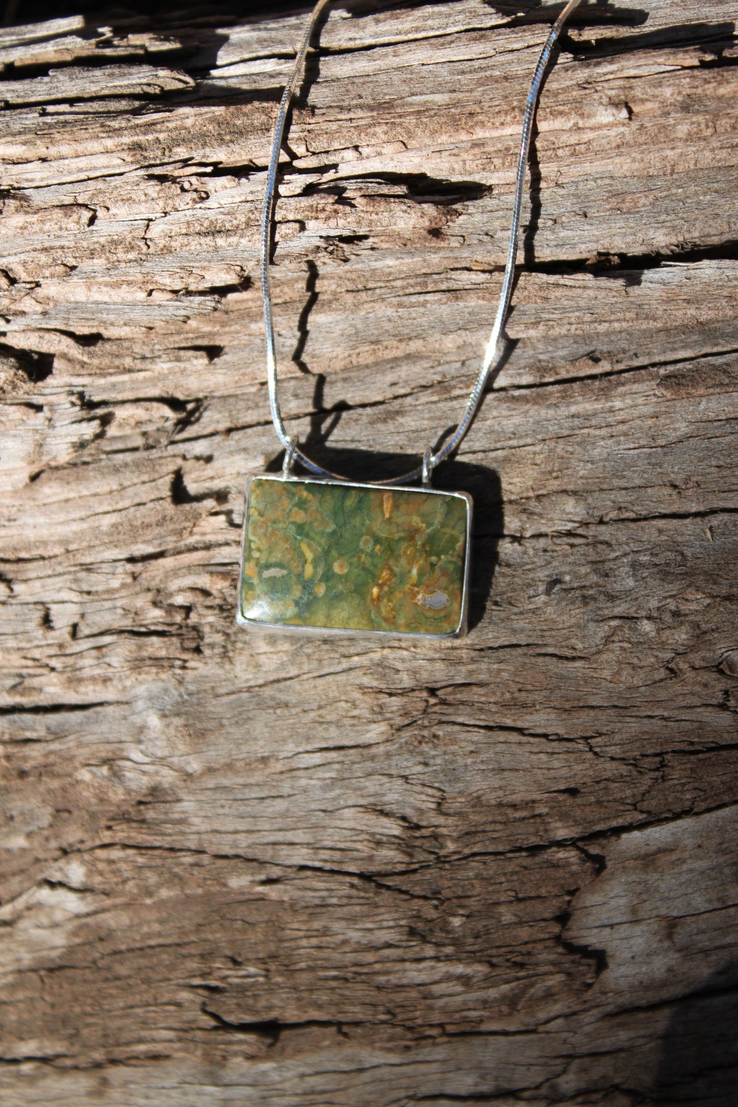 Rainforest Rhyolite Pendant