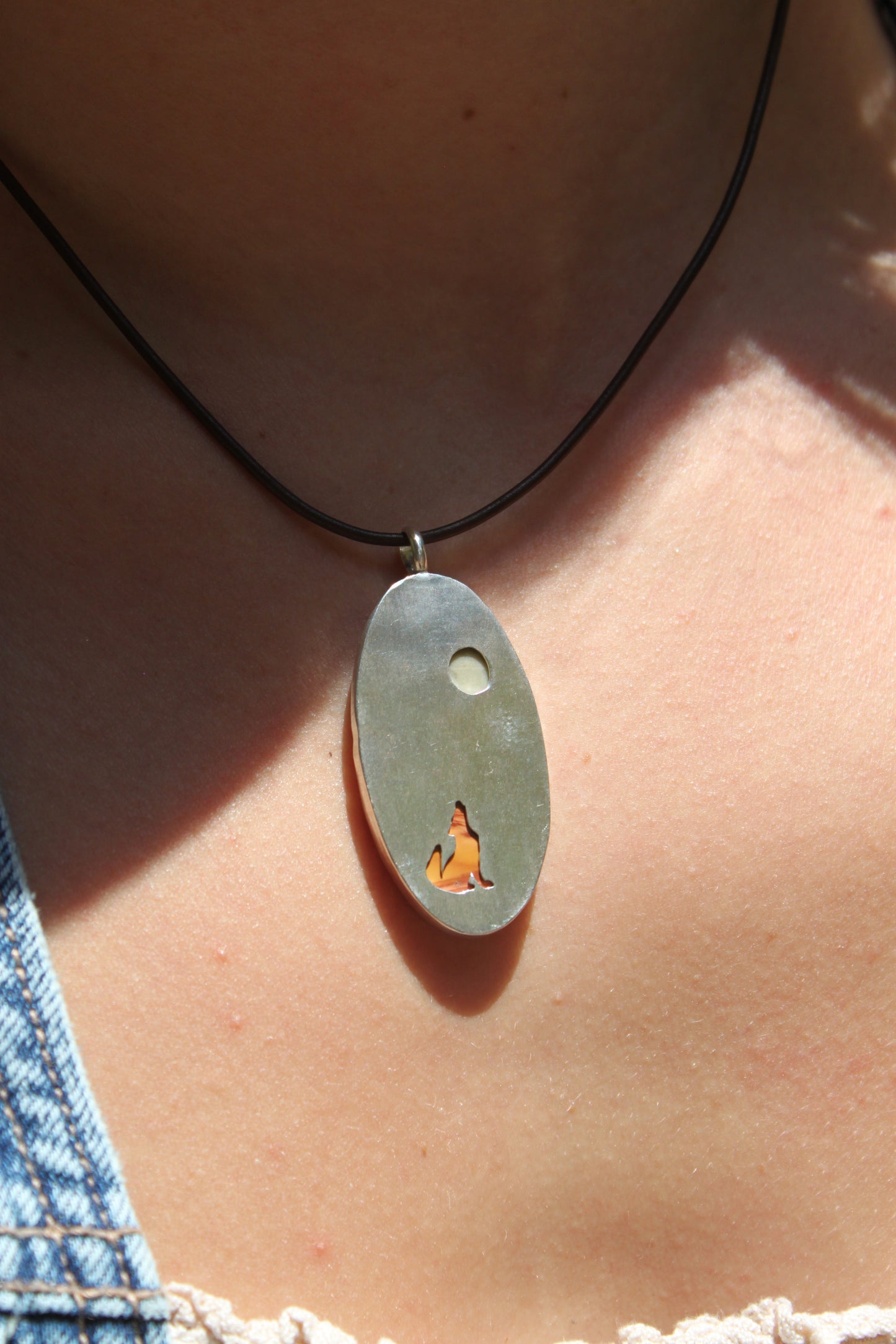 Dusk Coyote Necklace