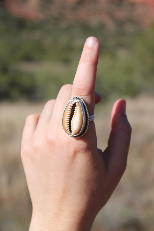 Cowrie Cowgirl Ring