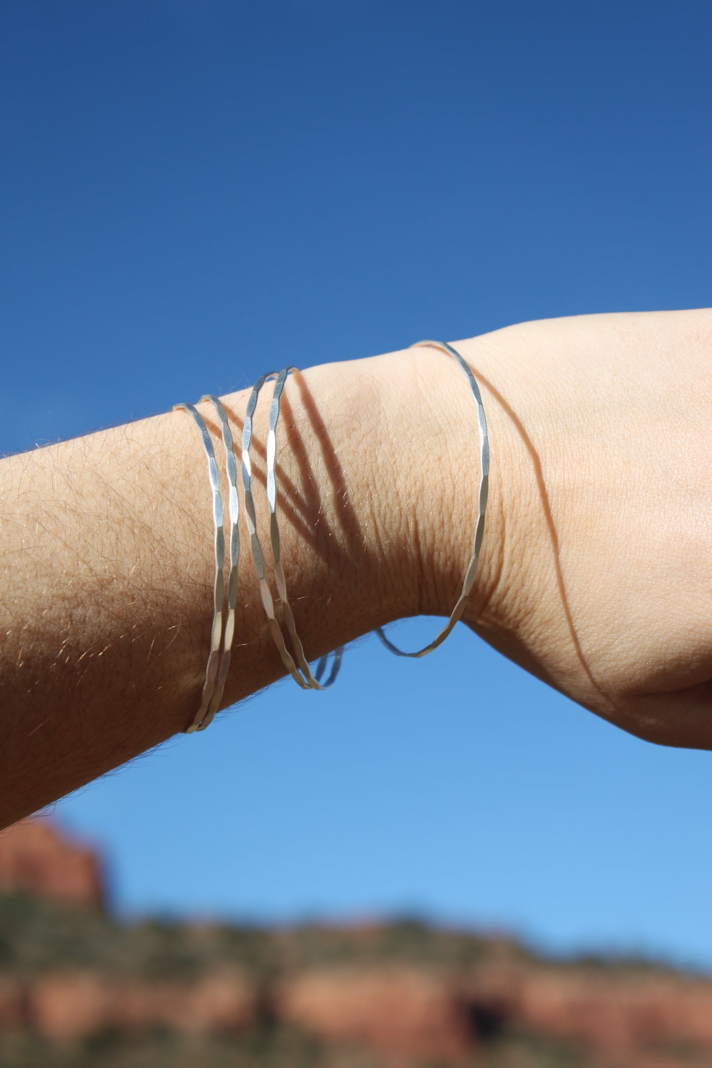 Hammered Bangles (5)